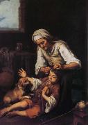 Bartolome Esteban Murillo The old woman and a child Sweden oil painting artist